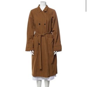 Raquel Allegra brown trench coat, size 1